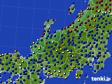 2015年04月04日の北陸地方のアメダス(日照時間)