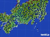 2015年04月04日の東海地方のアメダス(日照時間)