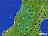山形県のアメダス実況(風向・風速)(2015年04月04日)