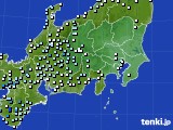 関東・甲信地方のアメダス実況(降水量)(2015年04月05日)