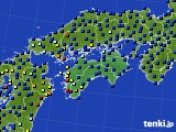 四国地方のアメダス実況(日照時間)(2015年04月05日)