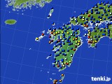 九州地方のアメダス実況(日照時間)(2015年04月05日)