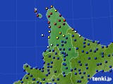 2015年04月05日の道北のアメダス(日照時間)