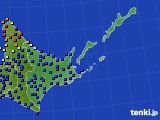 道東のアメダス実況(日照時間)(2015年04月05日)