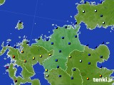 2015年04月05日の福岡県のアメダス(日照時間)