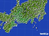2015年04月05日の東海地方のアメダス(風向・風速)