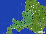 道央のアメダス実況(風向・風速)(2015年04月05日)