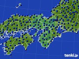 近畿地方のアメダス実況(日照時間)(2015年04月06日)