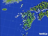 九州地方のアメダス実況(日照時間)(2015年04月06日)