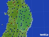 岩手県のアメダス実況(日照時間)(2015年04月06日)