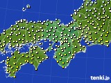 近畿地方のアメダス実況(気温)(2015年04月06日)
