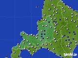 道央のアメダス実況(風向・風速)(2015年04月06日)