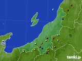 新潟県のアメダス実況(積雪深)(2015年04月07日)