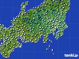 関東・甲信地方のアメダス実況(気温)(2015年04月07日)