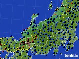 北陸地方のアメダス実況(日照時間)(2015年04月08日)