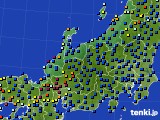 2015年04月08日の北陸地方のアメダス(日照時間)