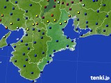 三重県のアメダス実況(日照時間)(2015年04月08日)