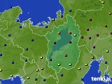 滋賀県のアメダス実況(日照時間)(2015年04月08日)