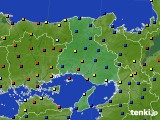兵庫県のアメダス実況(日照時間)(2015年04月08日)