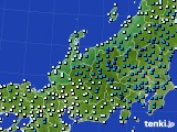 北陸地方のアメダス実況(気温)(2015年04月08日)