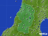 山形県のアメダス実況(風向・風速)(2015年04月08日)