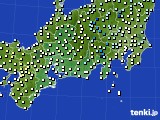 東海地方のアメダス実況(気温)(2015年04月09日)