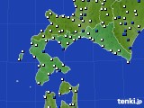 道南のアメダス実況(風向・風速)(2015年04月09日)