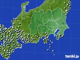 関東・甲信地方のアメダス実況(降水量)(2015年04月10日)