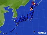 2015年04月10日のアメダス(日照時間)