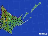 道東のアメダス実況(日照時間)(2015年04月10日)