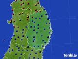 岩手県のアメダス実況(日照時間)(2015年04月10日)