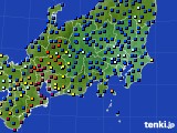関東・甲信地方のアメダス実況(日照時間)(2015年04月11日)