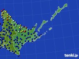 道東のアメダス実況(日照時間)(2015年04月11日)