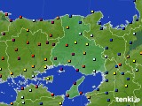 兵庫県のアメダス実況(日照時間)(2015年04月11日)