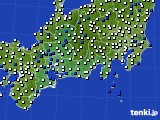 東海地方のアメダス実況(風向・風速)(2015年04月11日)