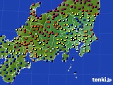 関東・甲信地方のアメダス実況(日照時間)(2015年04月12日)