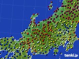 2015年04月12日の北陸地方のアメダス(日照時間)