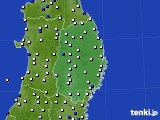 岩手県のアメダス実況(風向・風速)(2015年04月12日)
