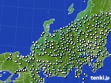 北陸地方のアメダス実況(降水量)(2015年04月13日)