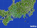 東海地方のアメダス実況(風向・風速)(2015年04月13日)