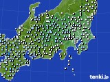 関東・甲信地方のアメダス実況(降水量)(2015年04月14日)