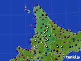 2015年04月14日の道北のアメダス(日照時間)