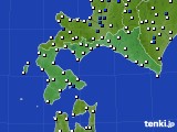 道南のアメダス実況(風向・風速)(2015年04月14日)