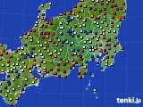 関東・甲信地方のアメダス実況(日照時間)(2015年04月16日)