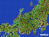 北陸地方のアメダス実況(日照時間)(2015年04月16日)