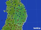 岩手県のアメダス実況(日照時間)(2015年04月16日)