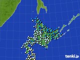 2015年04月16日の北海道地方のアメダス(気温)