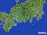 東海地方のアメダス実況(風向・風速)(2015年04月16日)