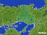 2015年04月16日の兵庫県のアメダス(風向・風速)