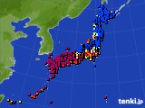 アメダス実況(日照時間)(2015年04月17日)